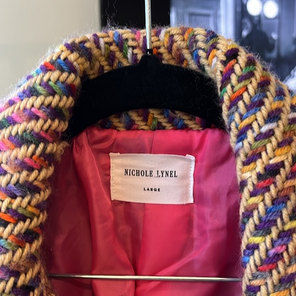 Nichole Lynel tweed coat size Large - Picture 4 of 17